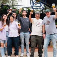 El maestro cervecero de Paceña participó de la preparación colaborativa en vivo de una cerveza casera en el B. Brew 2.0