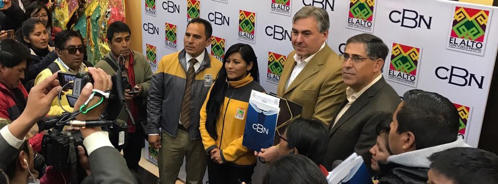 CBN apoyará el Plan “Ciudad Segura” de la Alcaldía de El Alto 
