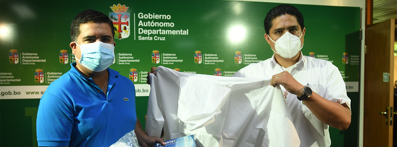 CBN donó al Sedes de Santa Cruz y La Guardia trajes de bioseguridad hechos en Bolivia