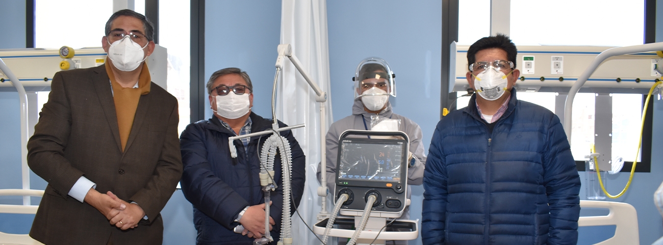 CBN entrega dos ventiladores para terapia intensiva y 207 mil ítems de bioseguridad para combatir la COVID-19