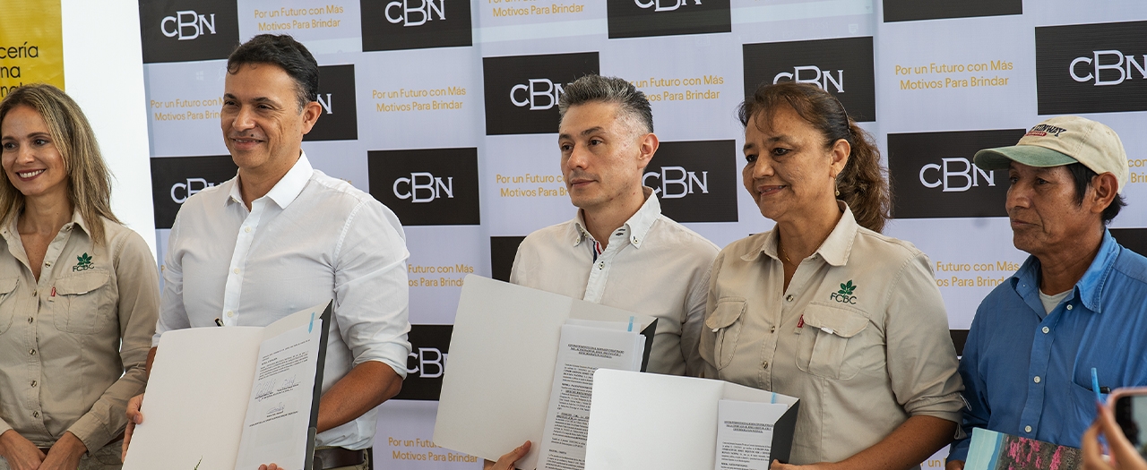 CBN refuerza su compromiso ambiental con 350,000 Bs para restaurar los suelos de Santa Rita, en el Municipio de Concepción