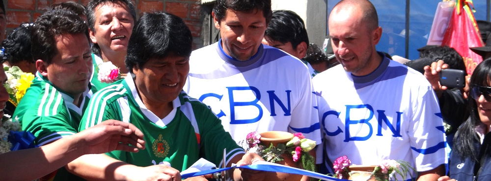 Evo Morales se enfrenta al Patrón Bermúdez en un partido de fútbol